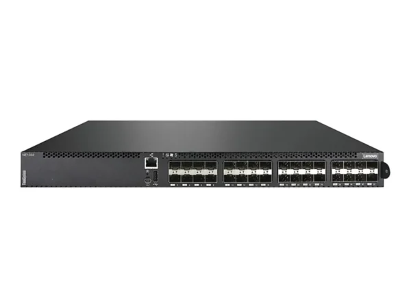 ThinkSystem NE1032T RackSwitch Rear to Front