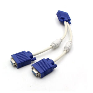 Y Cable for Dual Video 1 VGA Output and 1 DVI Output