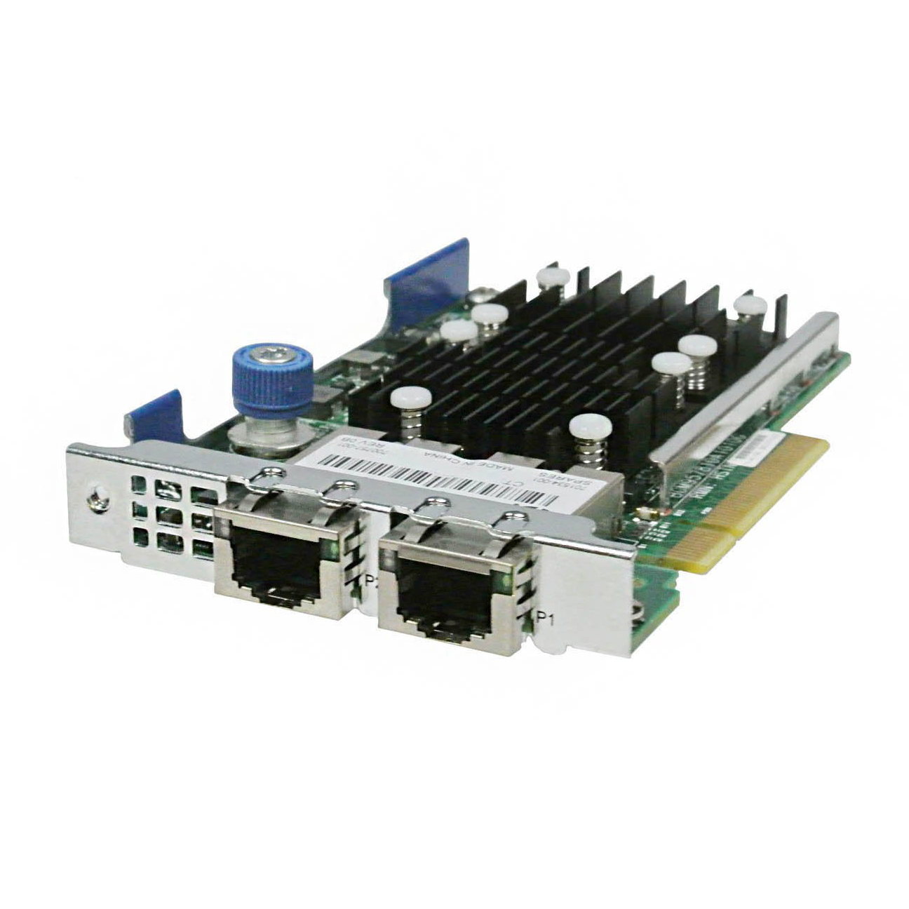thumbnail interactive-video image 1 of HP FlexFabric 10Gb 2-Port 560FLB Adapter – 655637-001 / 656243-001, Used, Fully Functional 1 of 4